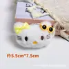 Colgante Original Gato Kt Muñeca Pequeña Gafas de Sol Lindas Llavero de Gato Colgante para Bolso Accesorio para el Cabello Accesorios para Ropa Materiales