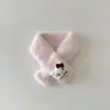 Bufanda Yipan para Niños Otoño e Invierno, Calentador de Cuello de Felpa de Gato Lindo para Niñas y Bebés, Bufanda Protectora de Cuello Cálida y a Prueba de Viento