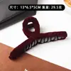 Pinza para el pelo cruzada con estampado de leopardo, nueva, para PC, moda francesa, pinza de tiburón de alta gama