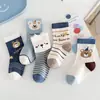 Calcetines de Malla Transpirable para Niños Amazon Primavera y Otoño para Niños Medianos y Grandes Calcetines Deportivos Escolares para Niños Calcetines de Bebé de Media Pantorrilla con Dibujos