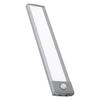 Luz LED inteligente ultrafina recargable con sensor de cuerpo humano, luz nocturna autoadhesiva magnética para armario, armario, vinoteca, barra de luz, tira de luz