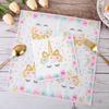 Servilleta de Papel Personalizada con Estampado de Unicornio de Dibujos Animados Colorido Decoración de Mesa de Cocina Servilleta Desechable de Doble Capa Cuadrada de Papel