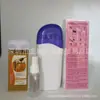 Tira de cera depilatória transfronteiriça cera morna cera portátil cera de abelha suporte de mão bola de cera limpeza corporal de cera 100g reposição de cabelo