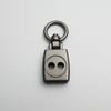 Chaveiro de Sino em Liga de Zinco Galvanizado, Ferragens Metálicas em Pele de Cordeiro, Acessórios para Carro, Etiquetas para Bolsa, Moderno Minimalista