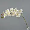 Flor artificial Phalaenopsis de 9 cabezas personalizada adornos de decoración del hogar ramo exhibición de inauguración de casa flor artificial