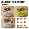Tazón de acero inoxidable para helado con protección para el cuello, tazón anti-derrames para comida de mascotas, tazón de alimentación para gatos y perros, venta al por mayor de suministros para mascotas