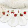 Europeo y Americano Transfronterizo Estéreo Fruta Fresa Cereza Colgante Colgante Accesorios DIY Collar Aretes Llavero Material