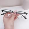 H6611 nueva montura de gafas montura de cejas para hombre gafas retro para miopía gafas de negocios gafas planas de moda venta al por mayor