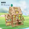 Popular Rompecabezas Estéreo 3D de Madera Educativo para Niños DIY Hecho a Mano Juguete de Descompresión Venta Directa del Fabricante Ensamblaje