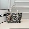 Bolsa de Mano Tote Estilo Coreano Estampado de Leopardo al por Mayor Bolsa para Mujer 2025 Invierno Nuevo Color de Contraste Bolso de Hombro de Lujo Ligero Bolsa para el Trabajo Bolso de Axila