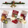 Decorações de Natal, Pingentes de Meia de Natal, Bonecos de Natal, Sacolas de Presente de Velho e Boneco de Neve, Decorações de Árvore de Natal, Vitrines
