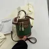 Atacado de fábrica moda verão bolsa de balde a tiracolo nova bolsa de ombro feminina bolsa de mão popular transfronteiriça