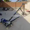 Guindaste Móvel de Braço Reto para Uso Interno e Externo Máquina de içamento de Vidro para Portas e Janelas Máquina Doméstica Pequena de Elevação e içamento de Janelas de Alta Altitude