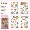 Nova Série Guia Feliz Adesivos Fofos para Diários de Meninas Adesivos para Material DIY Adesivos Decorativos PET com Padrões Pequenos