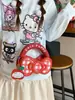 Bolsa de Caricatura Linda con Forma de Lazo, Bolso de Mano Exquisito con Patrón de Cachorro a Cuadros, Mochila Pequeña Dulce y Ligera para Niñas