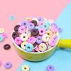 Pegamento Crema Pegamento Funda para Teléfono Móvil Material DIY Resina Colorido Donut Accesorios Comida Artificial Juguete Accesorios de Joyería