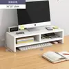 Base Elevada para Pantalla de Monitor de Escritorio de Computadora Estante de Almacenamiento para Escritorio de Oficina Soporte Elevado para Portátil