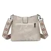 Bolso de Hombro con Borlas Retro Árabe de Primavera 2026 para Mujer, Bolso Cruzado de Gran Capacidad, Estilo Étnico de Moda con Correa Ancha