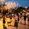Globos Transparentes Luminosos para Celebraciones de Festivales, Globos Decorativos, Juguetes para Niños, Comercio Electrónico Transfronterizo al por Mayor