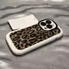 Pantalla Completa Estampado de Leopardo Marrón Adecuado para Funda de Teléfono Móvil Apple 17 Iphone16Plus Apple 15 Cubierta Protectora para Mujer 14 Tarjetas