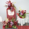 Flores Artificiales para Bodas, Arreglos para Cumpleaños de un Año, Adornos Florales para Compromisos, Arreglos de Piso para Bodas, Flores Artificiales, Flores Decorativas de Bienvenida, Caminos de Flores