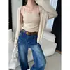 Colección Nueva de Otoño Sikan: Conjunto de Dos Piezas de Camisola y Cárdigan de Punto Suave, Relajado y Cómodo SN9186