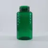 Stock Listo de Botellas de Plástico para Cuidado de la Salud, Botellas de Plástico de Gran Capacidad de 120-200 ml, Botellas Transparentes Verdes de PET de Boca Ancha