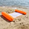 Novo Produto Transfronteiriço Inflável Flutuante Clipe de Rede para Água Encosto Dobrável Piscina Cama Flutuante Água Boia Três Tubos Cama Inflável