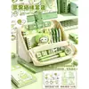 Set de papelería para la vuelta al cole infantil Producto Nuevo Estuche de manzana y gato Bolígrafo y Papel Regalo de Cumpleaños Recuerdo Práctico Venta al por Mayor