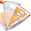 Bolsa de Clasificación de Asignaturas Bolsa de Archivo de Malla Transparente Cremallera Apertura Grande Bolsa de Mano para Estudiantes para Libros Uso para Exámenes Bolsa para Tutorías