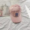 Gorra de Béisbol Bordada con Letras Ins de Estilo Coreano para Mujer con Visera Ancha, Adecuada para Todas las Estaciones, Gorra Suave Casual con Visera para Ir de Compras