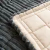 Cojín de sofá de pana, nuevo estilo otoño/invierno, color liso, diseño minimalista, funda de sofá de líneas rectas, funda de sofá fija y antideslizante