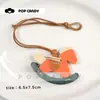 Pingente Criativo para Bolsa de Couro DIY Colar Artesanal Acessório de Decoração para Casais e Melhores Amigos, Charme Versátil Personalizado para Bolsa