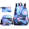 Harry potter harry potter Mochila con Estampado Mochila Escolar para Estudiante Bolso de Hombro Pequeño Estuche para Lápices Set de Tres Piezas