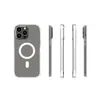 Para iPhone 14 Pro Max Magsafe funda de carga inalámbrica cubierta protectora airbag Alpha suave