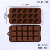 Molde de Silicone para Chocolate Desenho Animado Multiestilo Transfronteiriço Números e Letras Molde de Assar DIY Molde para Fudge Cubo de Gelo