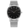 Comercio Exterior Moda Popular Reloj Simple para Hombre Reloj de Hombre Reloj de Cuarzo Correa Milanesa Correa de Malla Reloj de Hombre Procesamiento y Personalización