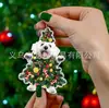 Decoraciones Decoración de Navidad Accesorios Entusiastas Boston Mascota Perro Colgante Acrílico Regalo Árbol de Navidad Perro