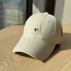 Nueva Gorra de Béisbol Bordada con Letras de Nicho para Primavera y Verano, Parte Superior Suave, para Hombres y Mujeres, Ala Ancha, Efecto Adelgazante del Rostro, Circunferencia de Cabeza Grande, Moderna