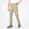 Pantalones de Secado Rápido para Deportes al Aire Libre de Verano para Hombre Impermeables Transpirables Elásticos Pantalones de Senderismo Overoles Pantalones de Asalto para Mujer Pantalones de Senderismo de Secado Rápido