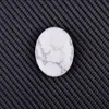 Piedra Natural Cristal 45x 35mm Cristal de Talco Piedra Original Ovalada Gema de Masaje Masaje Compresa Caliente Piedra de Energía