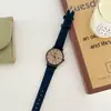 Reloj Estudiante Femenina Escuela Secundaria Alta Calidad de Color Simple Temperamento Estilo Retro Femenino Examen Femenino Escuela Secundaria Reloj de Cuarzo