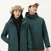 Chaqueta de trabajo XC5609, impresión de logotipo personalizado, chaqueta acolchada de grafeno, ropa de trabajo corporativa, chaqueta para team-building, bordado