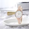 Shengke SK novo simples moda casual quartzo pulseira de fibra de água redondo relógio de estudante