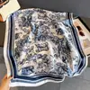 Lenço de Viagem Longo de Cetim Imitação de Seda Transfronteiriço Estilo Chinês Moda Proteção Solar Lenço/Xale de Seda para Mulheres Atacado
