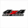 FX4 Z71 Off-Road Body Wrap Modificado Caminhonete Van Saia Lateral Tampa Traseira Adesivos Decorativos 4x4 Impermeável Resistente a Arranhões Padrão Floral