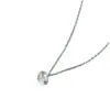 Cadena Clavícula Estilo Coreano Japonés Collar de Chica con Temperamento Simple Versátil para Niñas Tendencia de Personalidad Colgante de Diamante Único Collar para Mujer