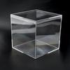 Caja cuadrada grande transparente de plástico de 15 cm, caja de exhibición de regalo para paisajismo Lego, caja de alimentación para peces, al por mayor en stock