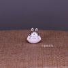 Pie Plata 999 Anime Totoro Dibujo Animado Lindo Cruz Pulsera de Cuerda Roja con Cuentas Accesorios DIY con Cuentas Cuentas Tejidas