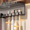 Vaso magnético para enjuague bucal y portacepillos de dientes debajo del espejo del gabinete, vaso invertido para cepillos de dientes, portacepillos de dientes eléctrico, estante de almacenamiento montado en la pared para pasta de dientes